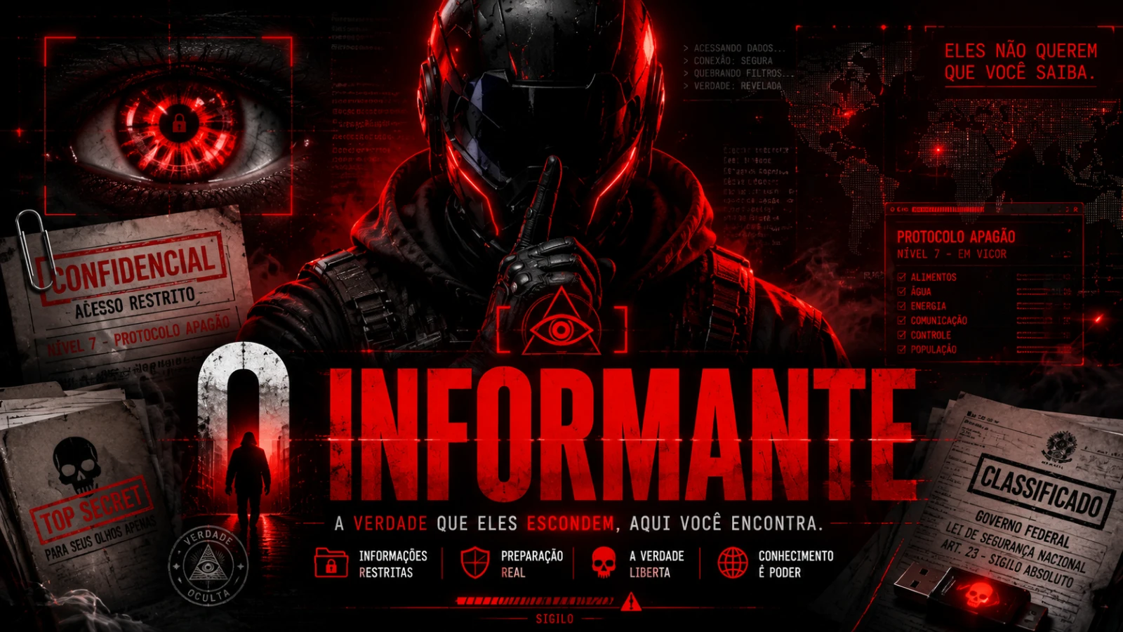 O Informante — Protocolo Apagão — A verdade que eles escondem