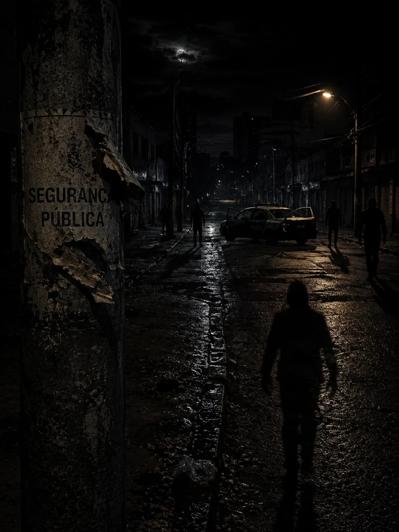 Rua no caos — cada um por si