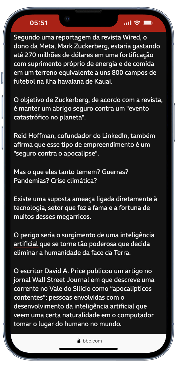 BBC — Bunkers dos Bilionários