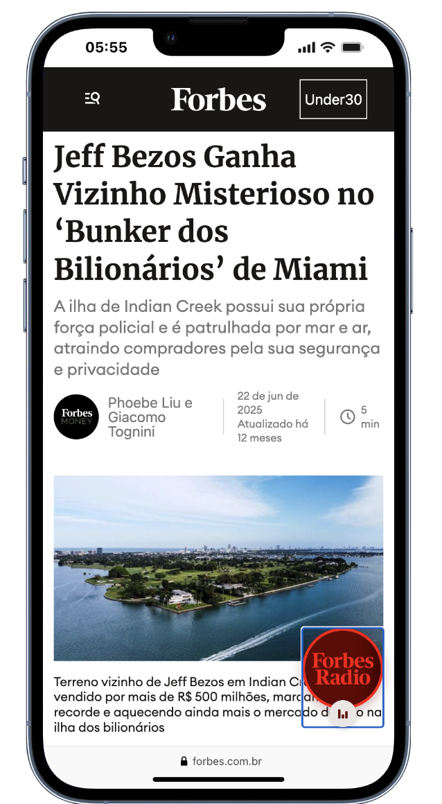 Forbes — Bezos Bunker dos Bilionários Miami